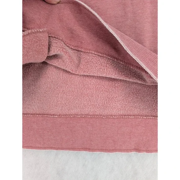 Southern Fried Cotton Womens XL Washed Pink Oversized Sweatshirt Pockets - Picture 5 of 9